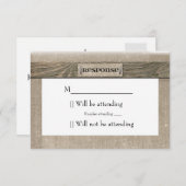 木製キャンバス レスポンスカード (正面/裏面)