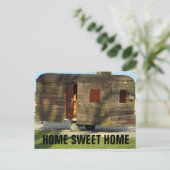 木製キャンパートレーラーポストカードホームスイートホーム ポストカード (スタンド正面)