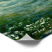 木製クラシックスピードボート弓 ポスター (角)