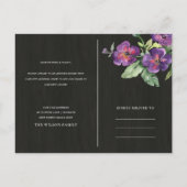 木製クラフトフローラバードハウス新しい住所を移動 案内ポストカード (裏面)