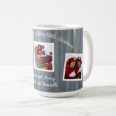 木製クリスマスマグ - 3 枚の写真 コーヒーマグカップ (正面右)