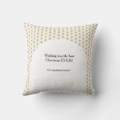 木製クリスマスロッキングホース クッション (裏面)