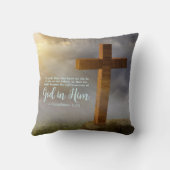 木製クロス聖なる書物、 経典両面 クッション (裏面)