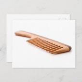 木製コーム ポストカード (正面/裏面)
