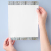 木製サイディングチラシ チラシ (手)