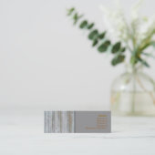 木製サイディング名刺 スキニー名刺 (スタンド正面)