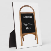 木製サンドイッチボード フォトプラーク (側面)