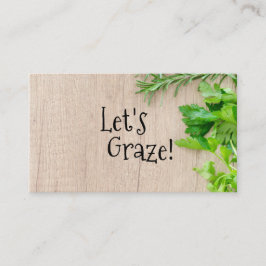 木製シェフボードケータリンググレージングプラッター 名刺