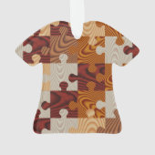 木製ジグソーパズル オーナメント (裏面)