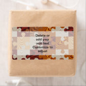 木製ジグソーパズル ラベル (インサイチュ)