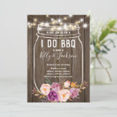 木製ジャー, 私のBBQパーティーに招待 招待状 (スタンド正面)