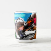 木製ジュエリー形箱 コーヒーマグカップ (中央)