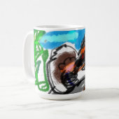 木製ジュエリー形箱 コーヒーマグカップ (正面左)