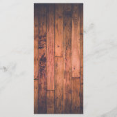 木製ストリングラ結婚イト メニュー (裏面)