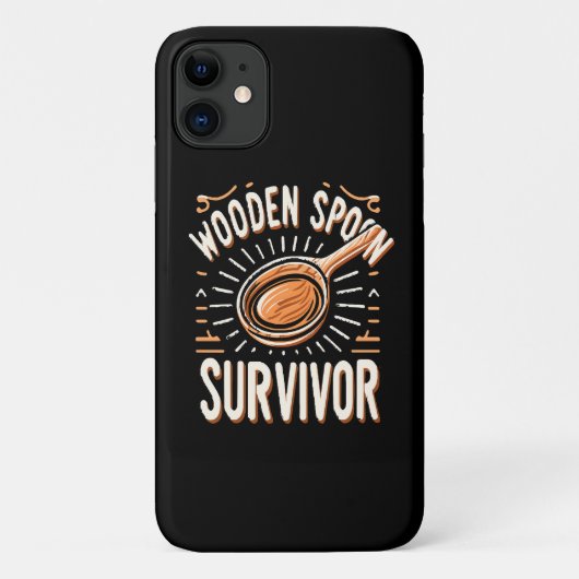 木製スプーンのサバイバー Case-Mate iPhoneケース (裏面)