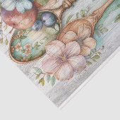 木製スプーンのフローラ分離 薄葉紙 (詳細)