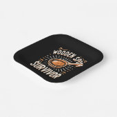 木製スプーンの生存者 ペーパープレート (傾斜あり)