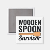 木製スプーンの生存者 マグネット (正面/裏面)