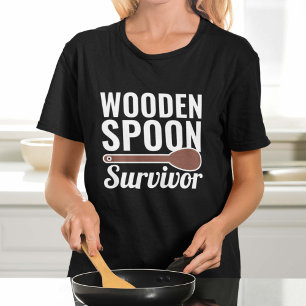 木製スプーンの生存者 Tシャツ