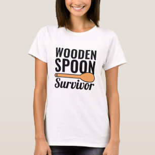 木製スプーンの生存者 Tシャツ