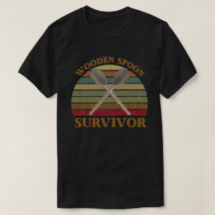 木製スプーンを使い捨てた人 Tシャツ