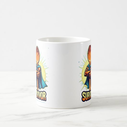 木製スプーン生存者 コーヒーマグカップ (中央)