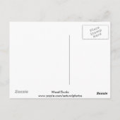 木製ダックペアはがき ポストカード (裏面)