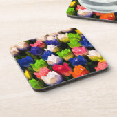 木製チューリップの虹 コースター (左側)