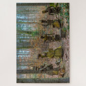 木製ツリーバンドパズル ジグソーパズル (縦)