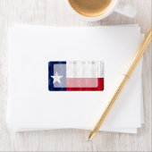 木製テシャン国旗 ラベル (インサイチュ)