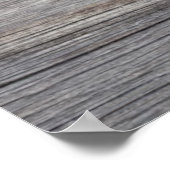 木製テーブルの上のハート ポスター (角)