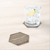 木製デッキの名刺 ペーパーコースター (インサイチュ)