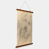 木製トッピングのタペストリーデザイン 吊り下げ型タペストリー (傾斜あり)