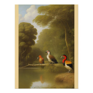 木製トップウォールタペストリー ポスター