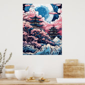 木製トップウォールタペストリー ポスター (キッチン)