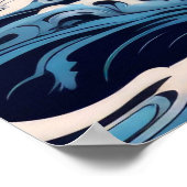 木製トップウォールタペストリー ポスター (角)