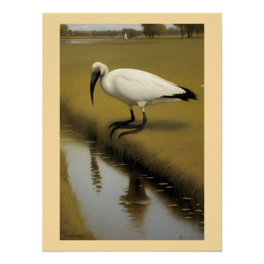 木製トップウォールタペストリー ポスター (正面)