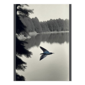 木製トップウォールタペストリー ポスター