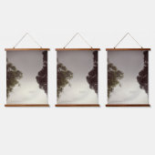 木製トップウォールタペストリー 吊り下げ型タペストリー (トリプル)