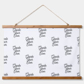 木製トップウォールタペストリー 吊り下げ型タペストリー (正面)