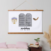 木製トップウォールタペストリー 吊り下げ型タペストリー (寝室)