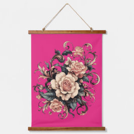 木製トップウォールタペストリー 吊り下げ型タペストリー