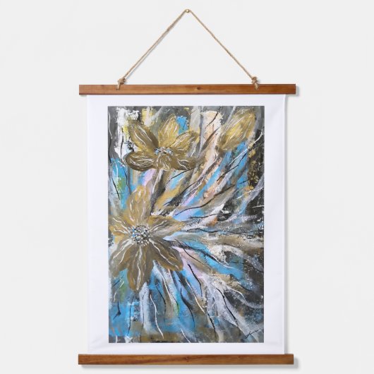 木製トップウォールタペストリー 吊り下げ型タペストリー (正面)