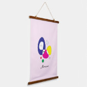 木製トップウォールタペストリー 吊り下げ型タペストリー (傾斜あり)