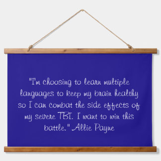 木製トップウォールタペストリー 吊り下げ型タペストリー