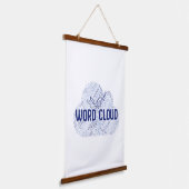 木製トップウォールタペストリー 吊り下げ型タペストリー (傾斜あり)