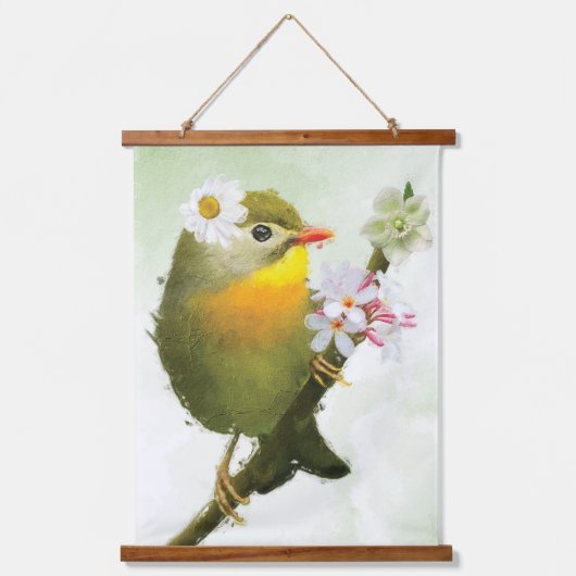 木製トップウォールタペストリー 吊り下げ型タペストリー (正面)