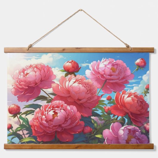 木製トップウォールタペストリー 吊り下げ型タペストリー (正面)