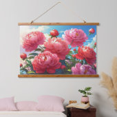 木製トップウォールタペストリー 吊り下げ型タペストリー (寝室)