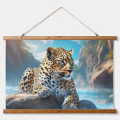 木製トップウォールタペストリー 吊り下げ型タペストリー (正面)